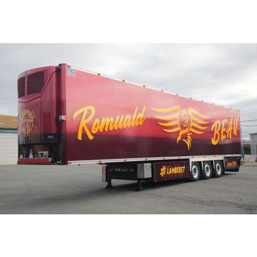 WSI WSI 3-axle Reefer trailer TRANSPORT BEAU (LAMBERET)