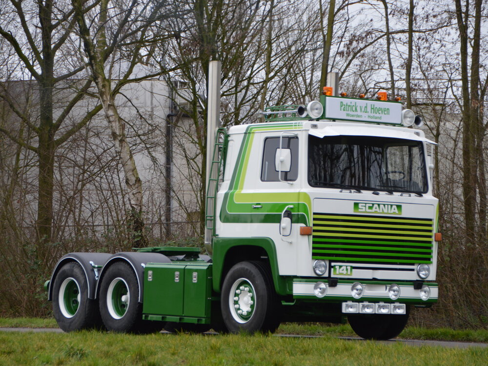 Tekno Tekno Scania 141 6x2 sleepas trekker PATRICK VAN DER HOEVEN