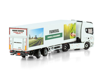 WSI WSI Scania R Highline 4x2 box trailer- 2 axle Riksen Arnhem