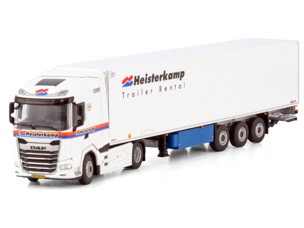 WSI WSI DAF XG 4x2 with 3-axle reefer trailer HEISTERKAMP