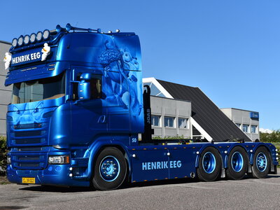 Tekno Tekno Scania R-Streamline Topline 8x2 met haakarm HENRIK EEG "ICE AGE"