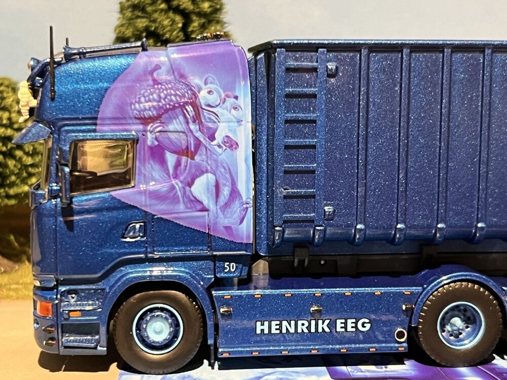 Tekno Tekno Scania R-Streamline Topline 8x2 with hooklift system HENRIK EEG "ICE AGE"