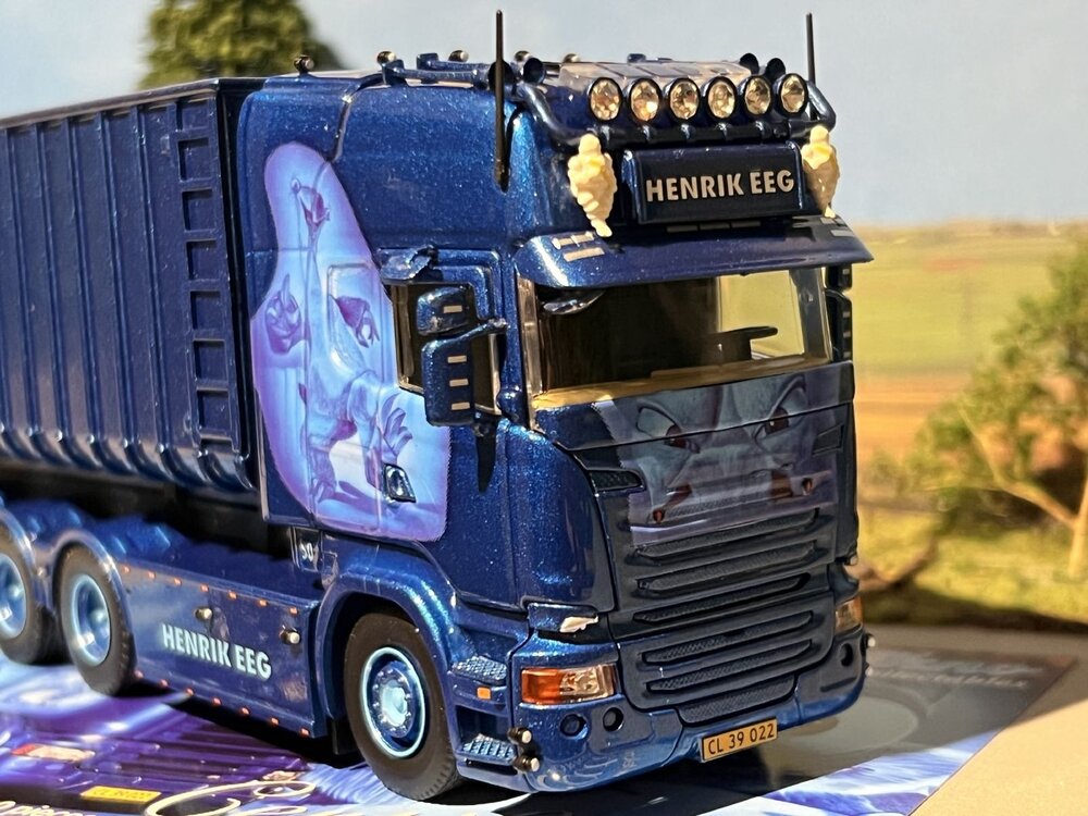 Tekno Tekno Scania R-Streamline Topline 8x2 met haakarm HENRIK EEG "ICE AGE"