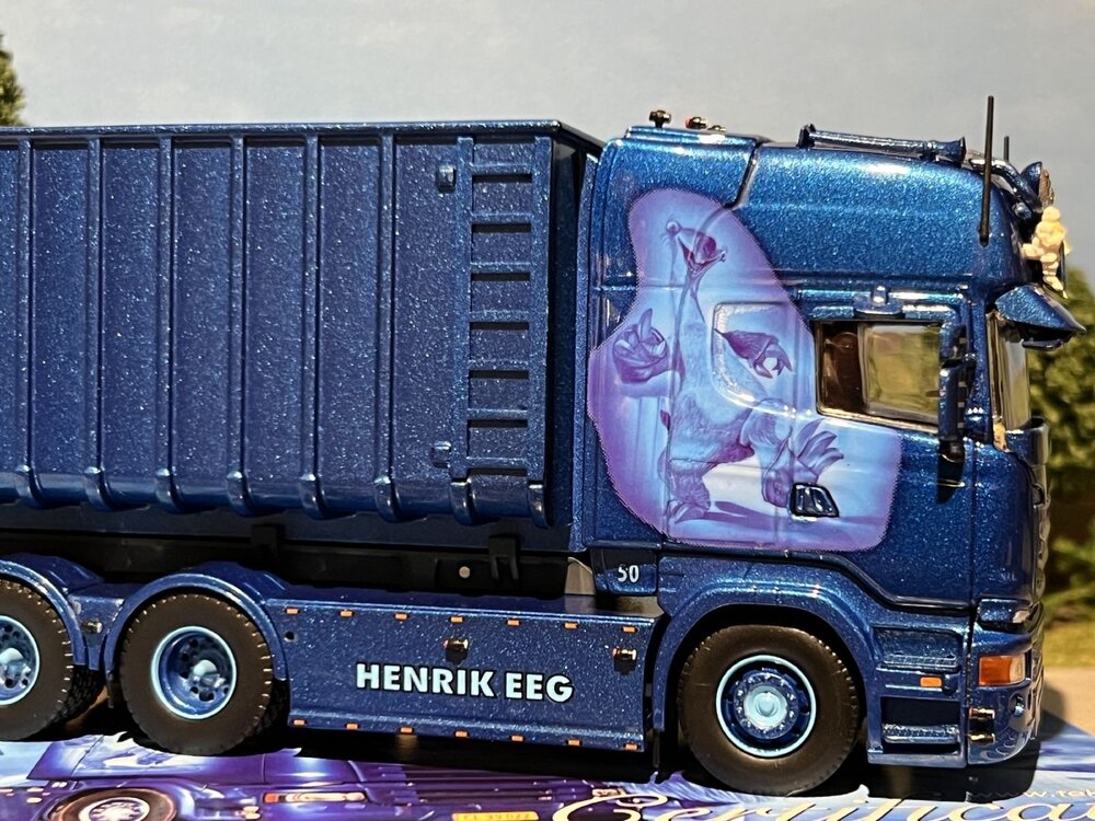 Tekno Tekno Scania R-Streamline Topline 8x2 met haakarm HENRIK EEG "ICE AGE"