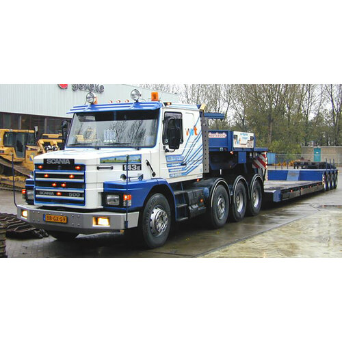 WSI WSI Scania 3-serie Torpedo 8x4 + 4-axle euro low loader VAN WIJGERDEN TRANSPORT