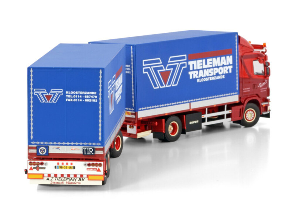 WSI WSI Scania 4-serie rigid truck box combi - 5 axle  TIELEMAN