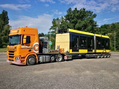IMC IMC Scania R series High 6x2 + Nooteboom MCOS 4-axle VAN DER VLIST
