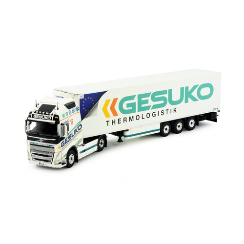 Tekno Tekno Volvo FH05 Globetrotter XL with 3-axle reefer trailer GESUKO