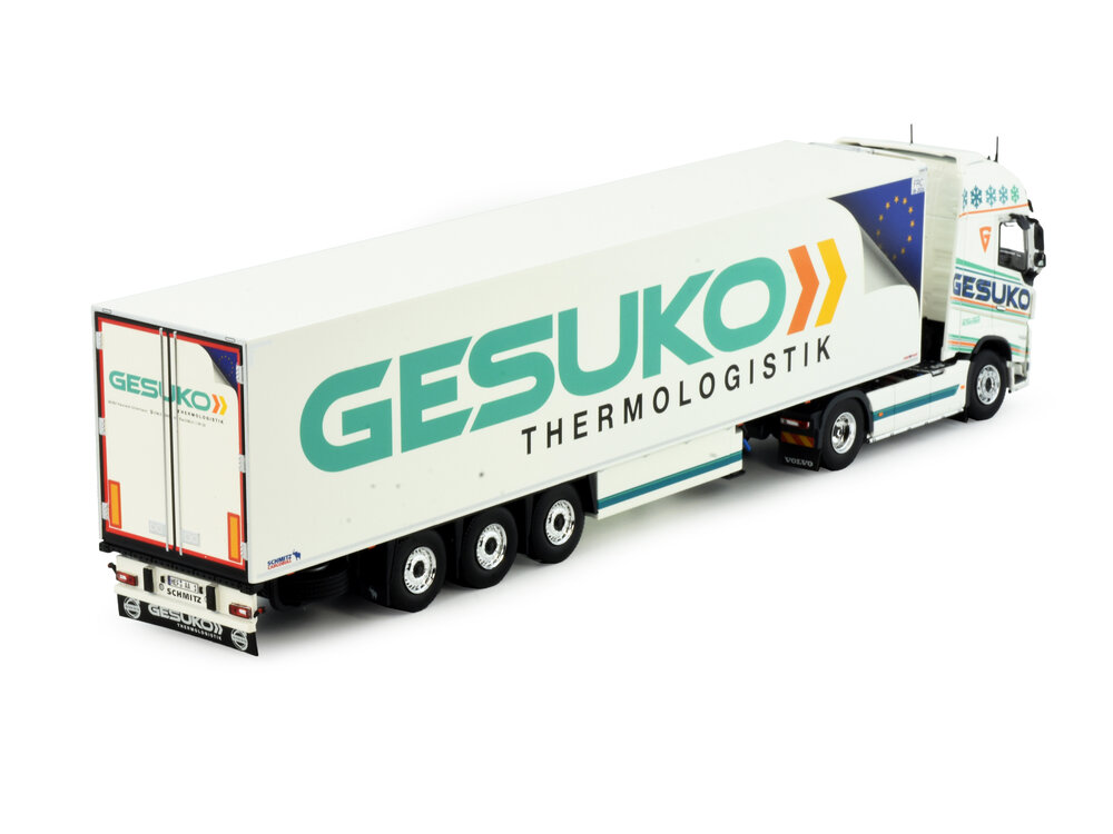 Tekno Tekno Volvo FH05 Globetrotter XL met 3-assige koeloplegger GESUKO