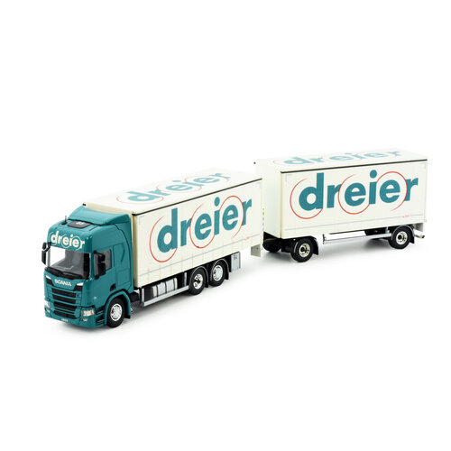 Tekno Tekno Scania Next gen Highline rigid truck with 2-axle trailer DREIER