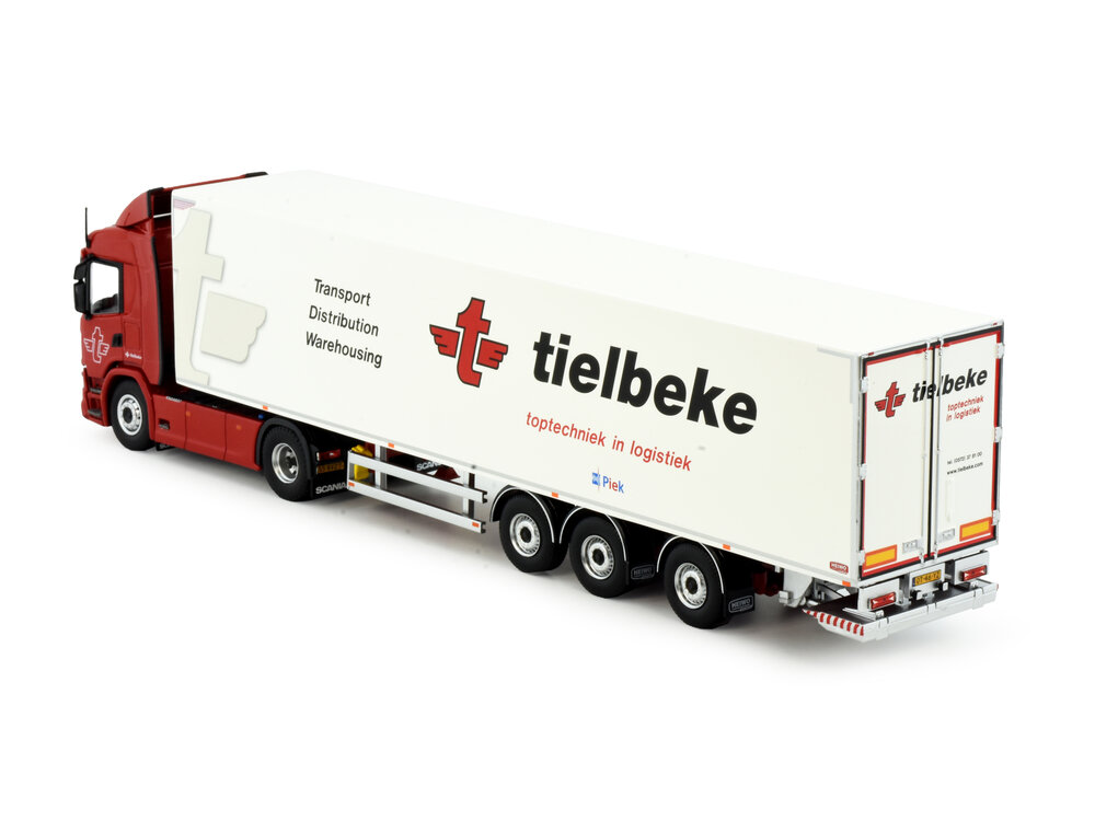 Tekno Tekno Scania Next Gen G370 4x2 met 3-assige kastentrailer TIELBEKE