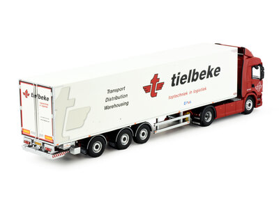 Tekno Tekno Scania Next Gen G370 4x2 with 3-axle box trailer TIELBEKE