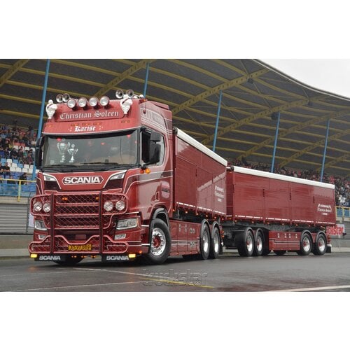 Tekno Tekno Scania Next Gen R770 rigid truck with opentop containers CHRISTIAN SOLEEN