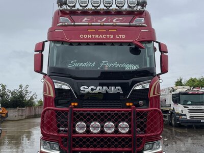 WSI WSI Scania S650 6x2 with 4-axle ramped lowloader EJC CONTRACTS LTD