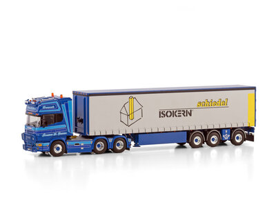 WSI WSI Scania 4-serie Topline 6x2 + 3-as schuifzeilen oplegger RASMUS K JENSEN