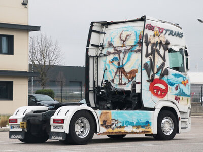 WSI WSI Scania S Highline 4x2 GIBERTTRANS "Road runner"