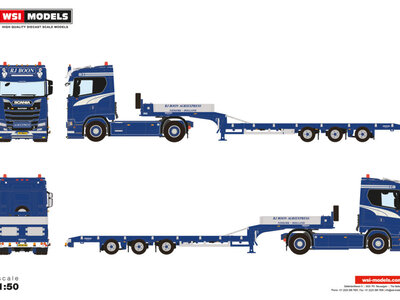 WSI WSI Scania S Normal 4x2 semi low loader 3-axle R.J. BOON TRANSPORT