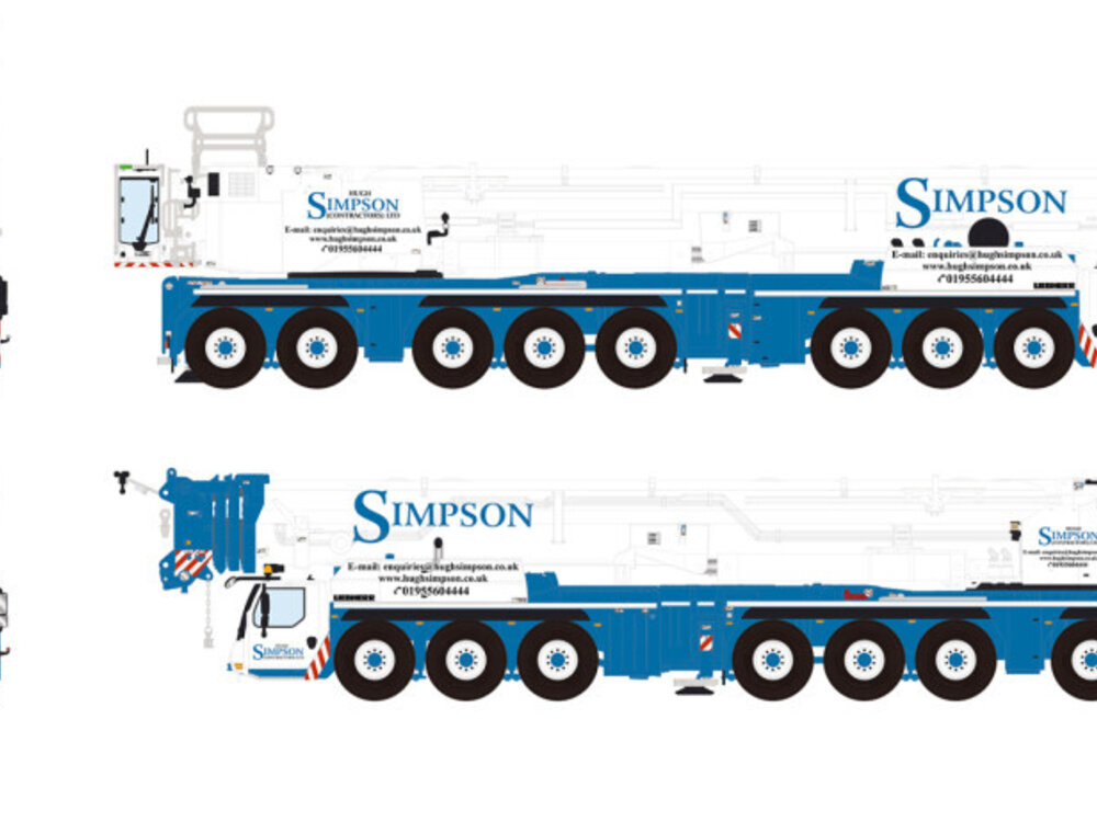 WSI WSI Liebherr LTM 1650-8.1 Mobile crane  HUGH SIMPSON