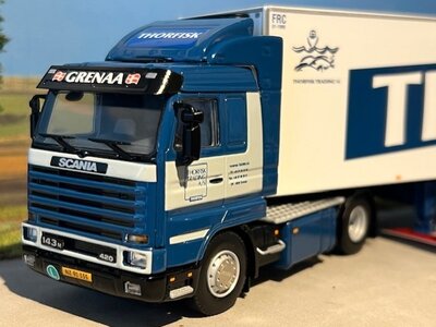 WSI WSI Scania 143M streamline with 3-axle reefer trailer THORFISK