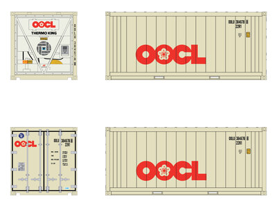 Tekno Tekno Losse 20ft. reefer container OOCL