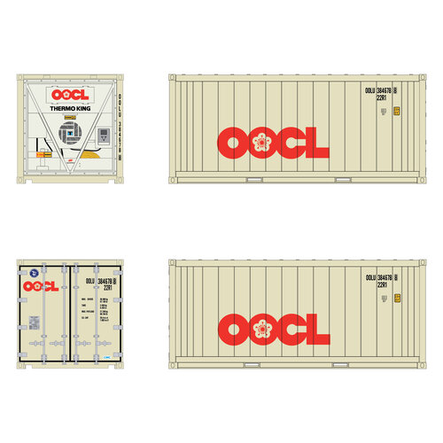 Tekno Tekno single 20ft. reefer container OOCL
