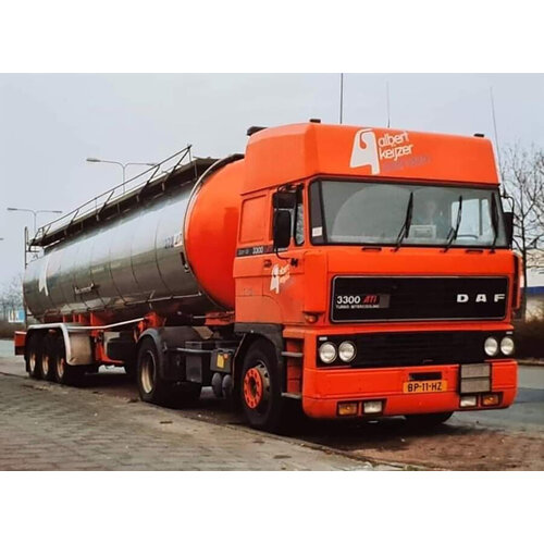 WSI WSI DAF 3300 Space Cab + 3-axle chrome tanktrailer ALBERT KEIJZER