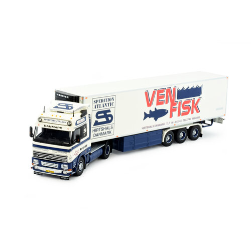 Tekno Tekno Volvo FH16 Globetrotter met 3 assige koelopplegger Rasch Atlantic Transport