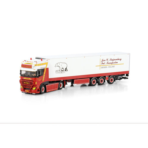 WSI WSI DAF XF Super Space Cab 4x2 3 as koel oplegger JAN C. SWIJNENBURG