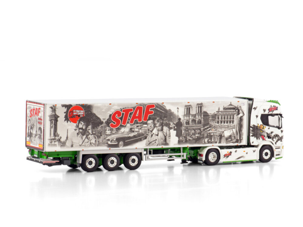 WSI WSI Scania R Highline 4x2 + 3-axle reefer trailer STAF