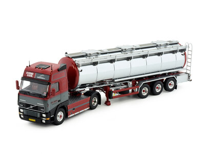 Tekno Tekno Volvo FH12 Globetrotter XL with 3-axle tanktrailer SVEND DAHL