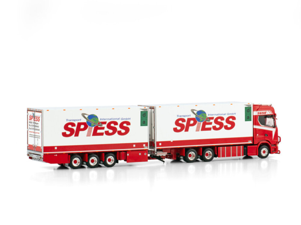 WSI WSI Scania S Highline 6x2 rigid truck with 3-axle trailer SPIESS