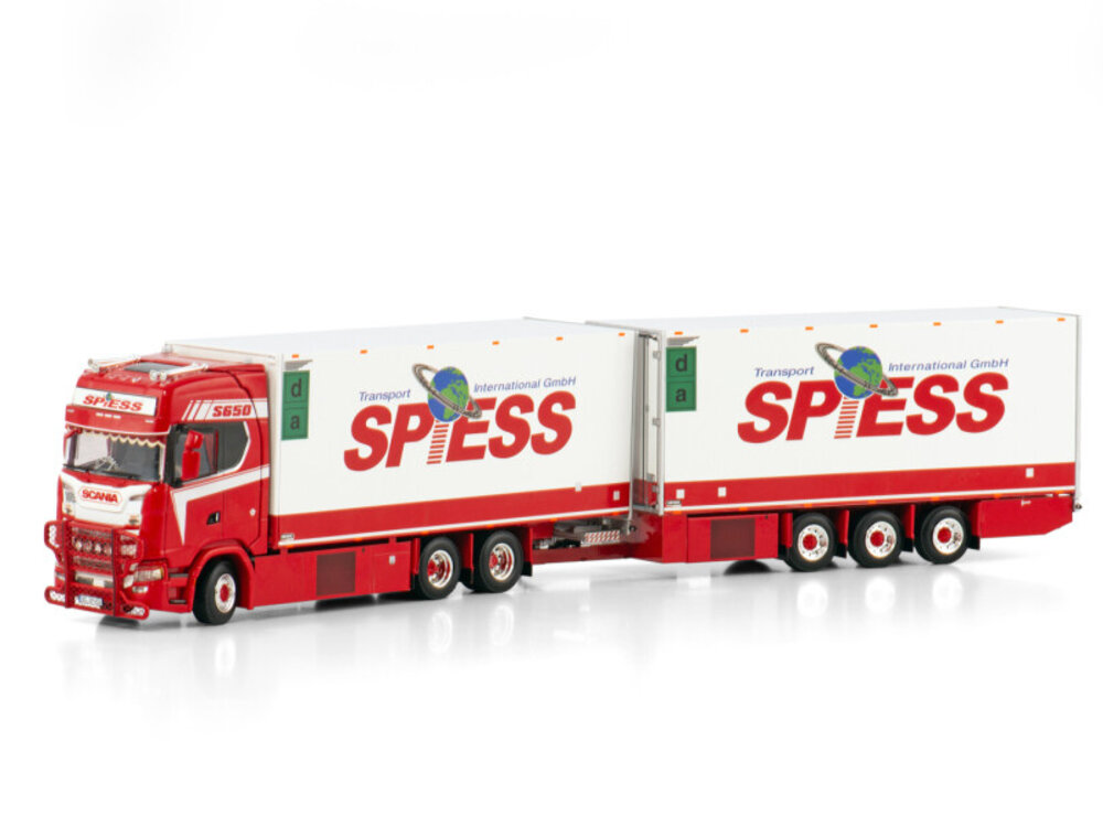 WSI WSI Scania S Highline 6x2 met 3-as aanhanger SPIESS