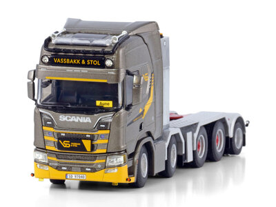 WSI WSI Scania R Highline 8X4 add on axle VASSBAKK & STOL