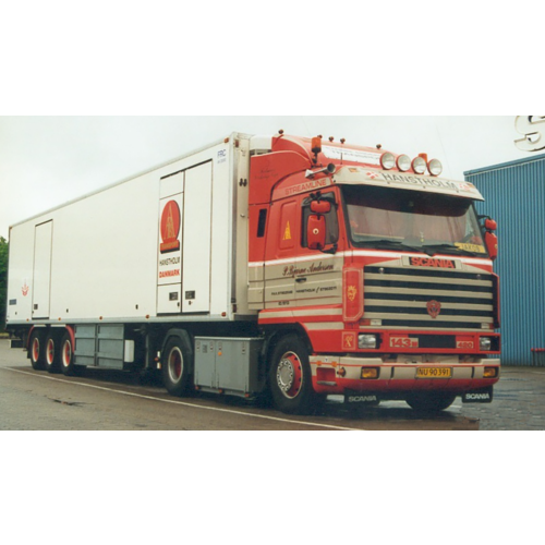 WSI WSI Scania 143M streamline 4x2 met 3-as koeloplegger P. BJRANE ANDERSEN