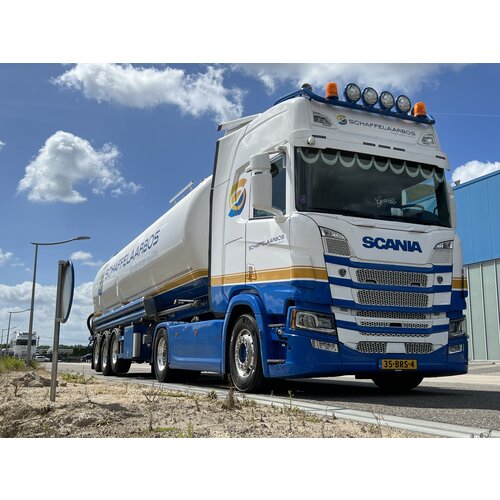 Tekno Tekno Scania NGR 4x2 highline met korte silo oplegger SCHAFFELAARSBOS