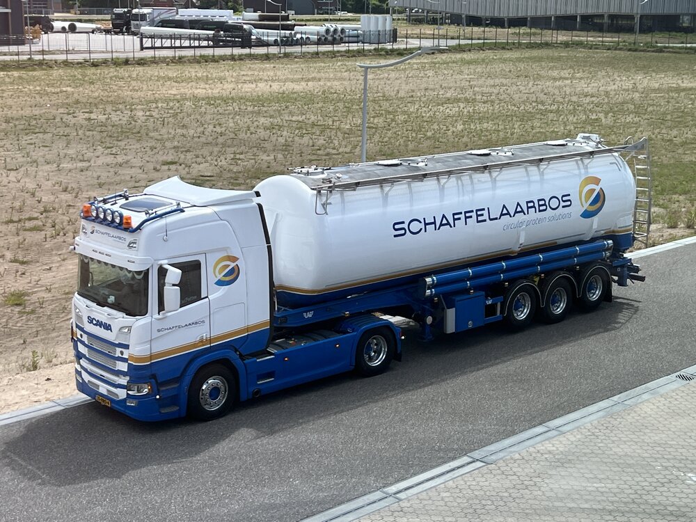 Tekno Tekno Scania NGR 4x2 highline met korte silo oplegger SCHAFFELAARSBOS