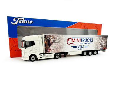 Tekno Tekno DAF XG+ with reefer trailer MINITRUCK BEURS 2024 / scale 1:87