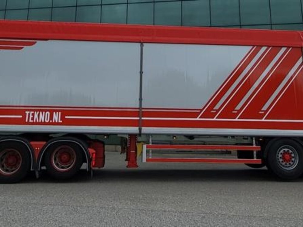 Tekno Tekno Scania Next Gen R650 6x2 with 3-axle Walkingfloor trailer PAAUWE TRANSPORT