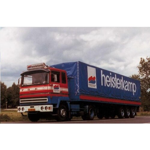 Tekno Tekno Ford Transcontinental with 3-axle tilttrailer HEISTERKAMP