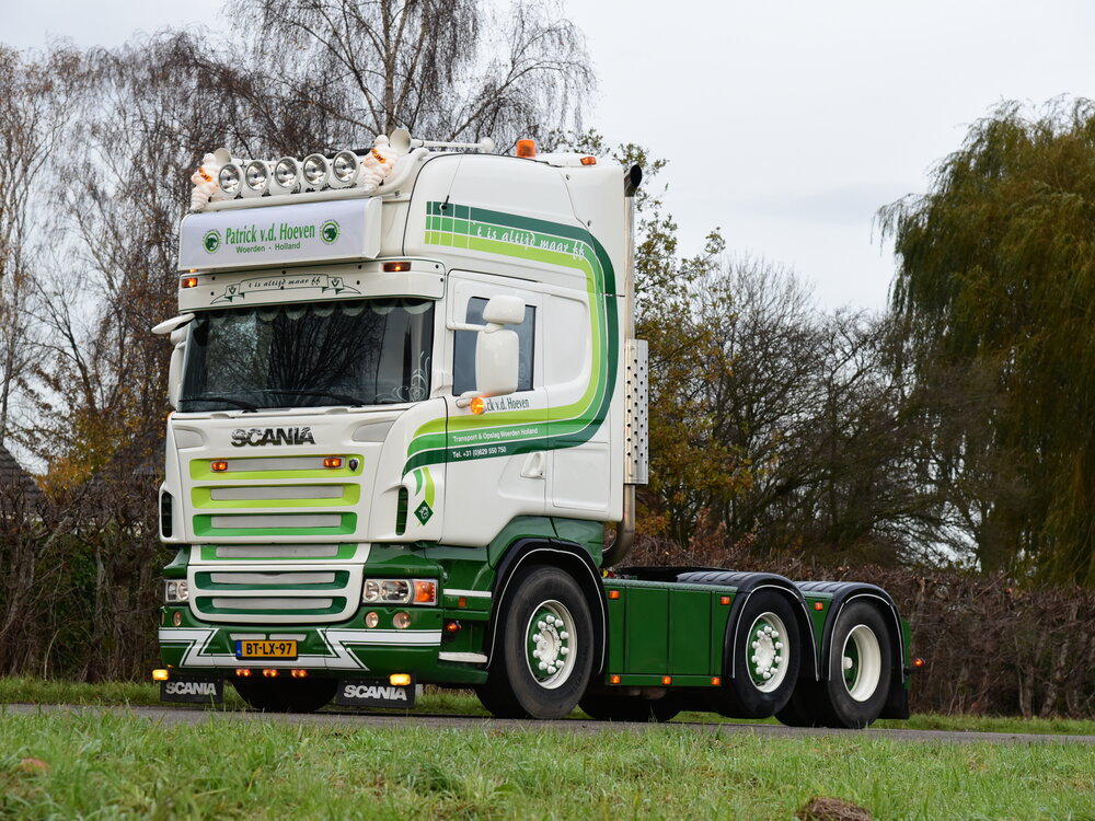 Tekno Tekno Scania R500 Topline with 5-axle D-tec trailer with 2x20ft. reefer container PATRICK VAN DER HOEVEN