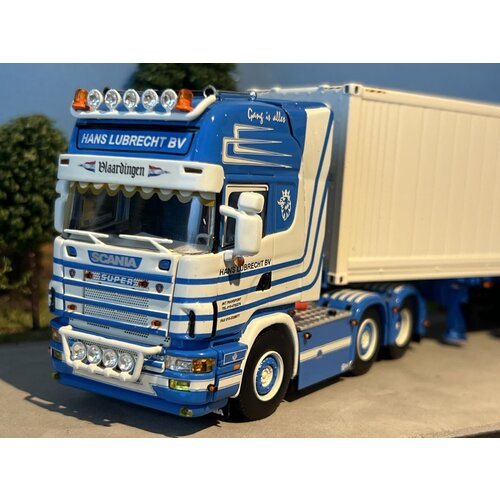 WSI WSI Scania R4 Topline 6x2 + 3-axle container trailer + 40ft. reefer container HANS LUBRECHT BV