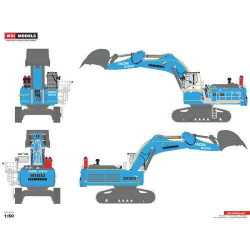 WSI WSI Liebherr R9150 High cab version ANDRU MINING