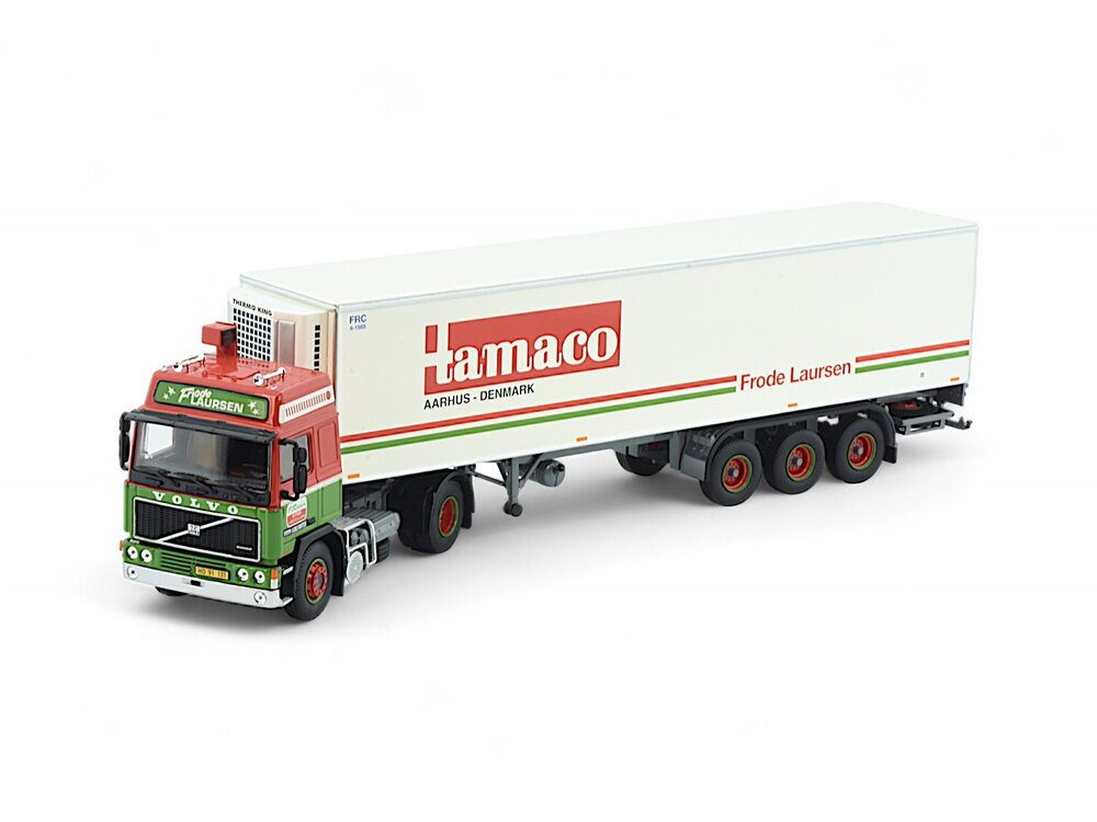 Tekno Tekno Volvo F12 Globetrotter with 3-axle reefer trailer FRODE LAURSEN