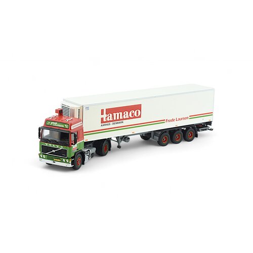 Tekno Tekno Volvo F12 Globetrotter with 3-axle reefer trailer FRODE LAURSEN