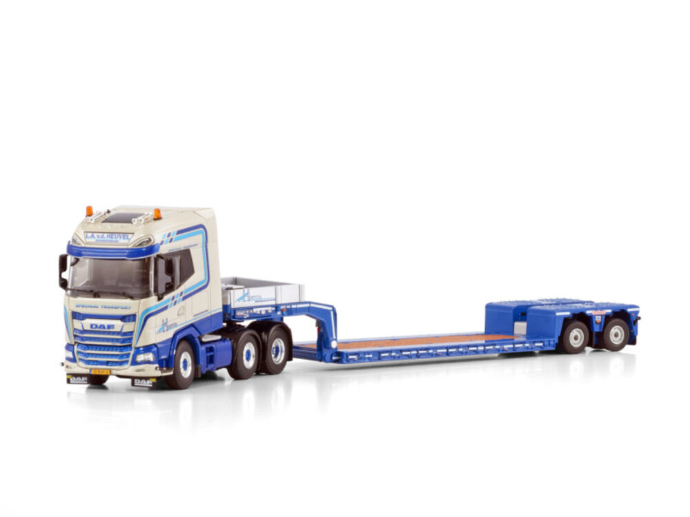 WSI WSI DAF XG+ 6x2 met 2-as dieplader L.A. VAN  DEN HEUVEL