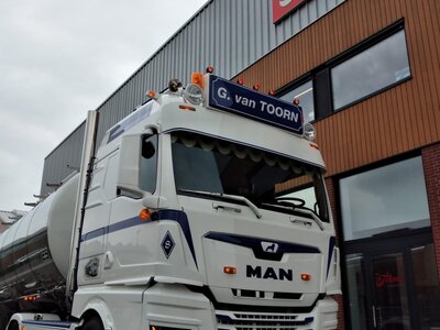 Tekno Tekno MAN TGX GM 4x2 trekker met 3-assige tankoplegger G. VAN TOORN