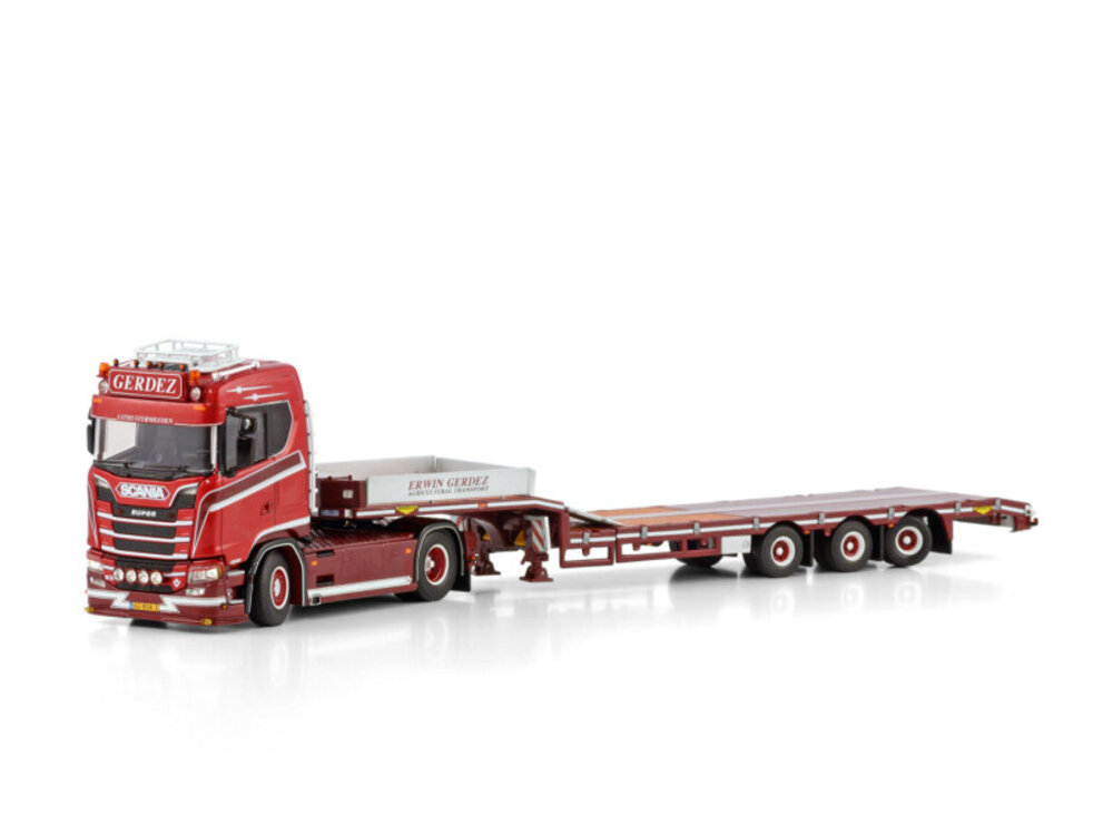 WSI Scania S Normal 4x2 semi low loader 3-axle ERWIN GERDEZ WSI Scania S Normal 4x2 semi low loader 3-axle ERWIN GERDEZ