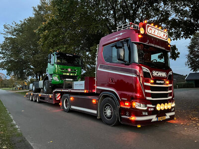WSI WSI Scania S Normal 4x2 semi low loader 3-axle ERWIN GERDEZ