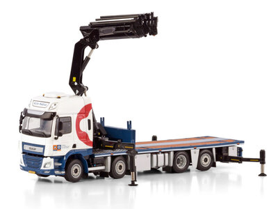 WSI WSI DAF CF Space Cap MY2017 flatbed truck 8x2 with palfinger PK 65002 SH + Jib  ACTIE RADIUS