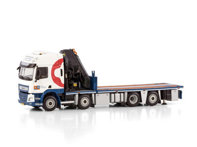 WSI WSI DAF CF Space Cap MY2017 flatbed truck 8x2 with palfinger PK 65002 SH + Jib  ACTIE RADIUS